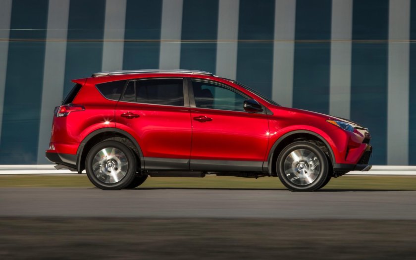 Тойота рав 4 красная