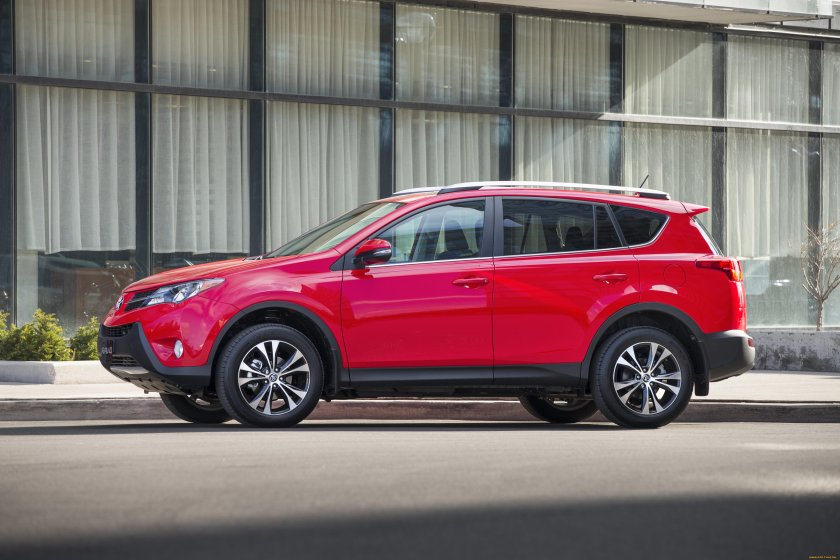 Тойота рав 4 красная