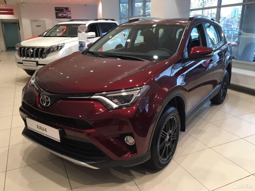 Toyota rav4 бордовый