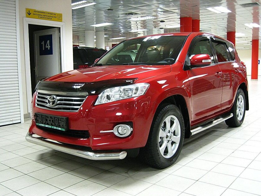 Тойота рав 4 красная