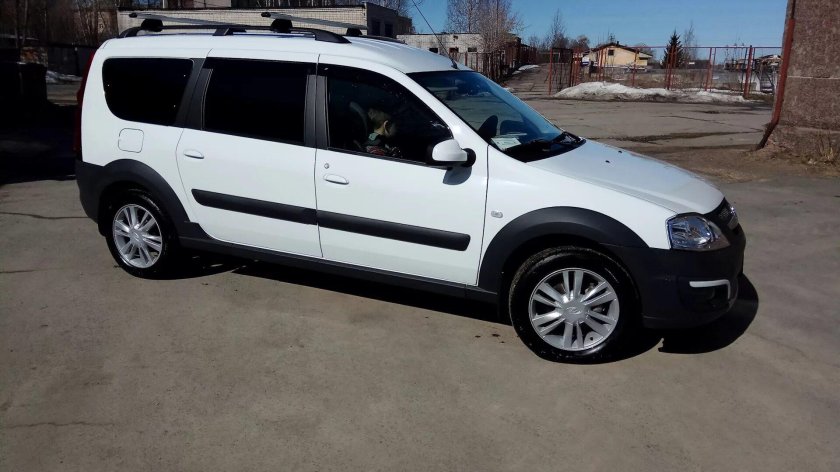 Ларгус кросс на 17 дисках