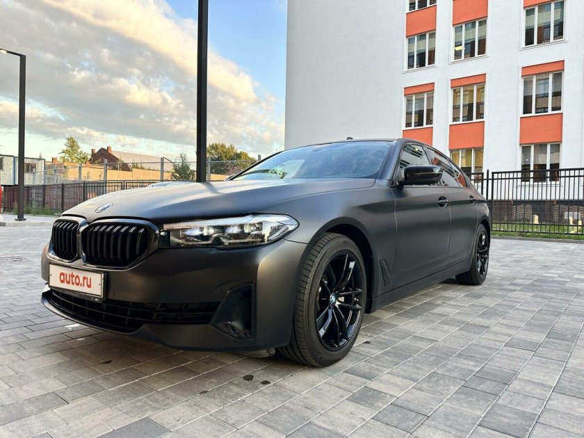 BMW g30 черный мат