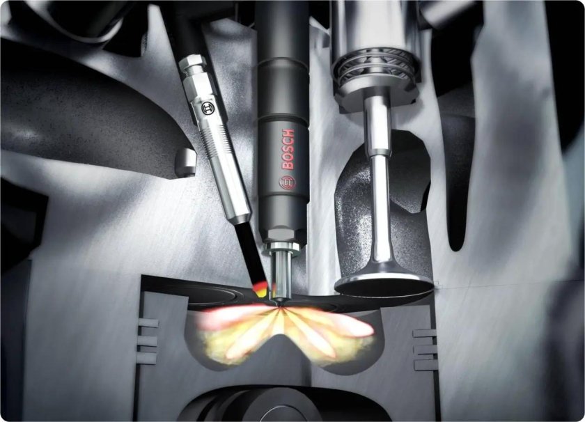 Свеча накала в дизельном двигателе