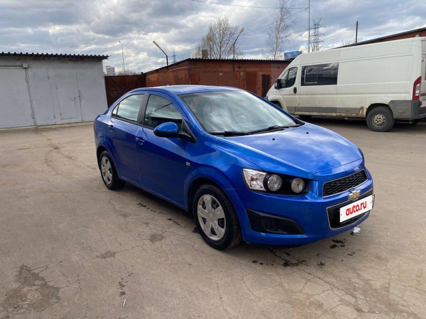 Шевроле авео 2012 синий седан