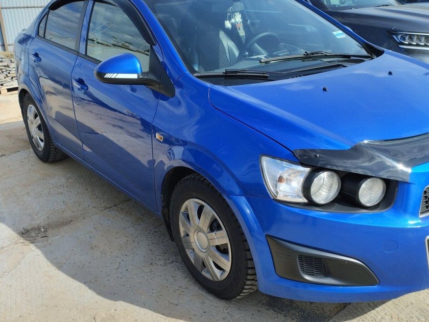 Шевроле авео т300 синий