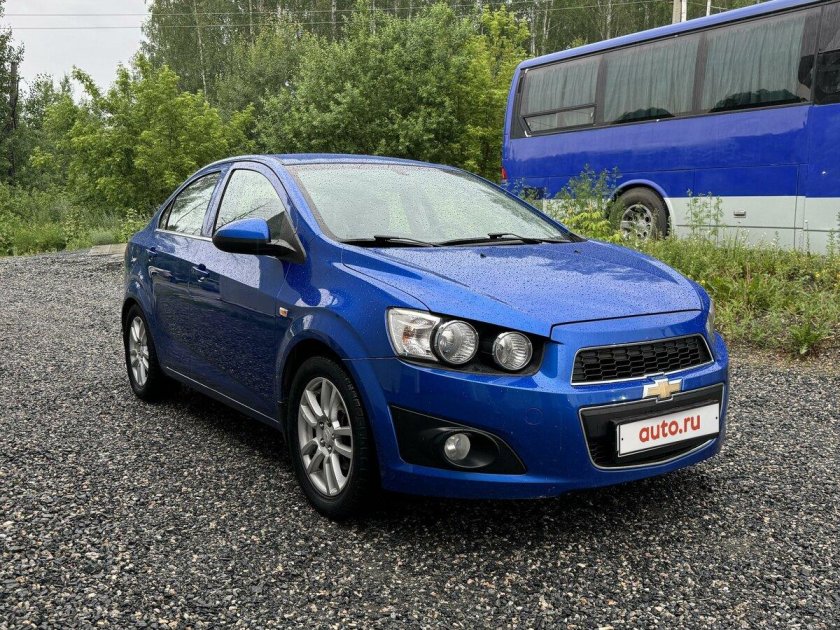 Шевроле авео 2013 синий