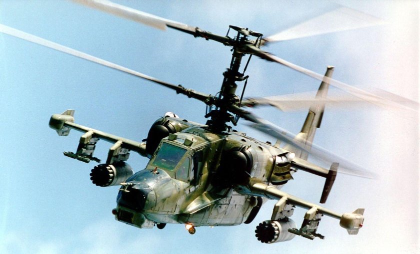 Вертолет ка-50 "черная акула"