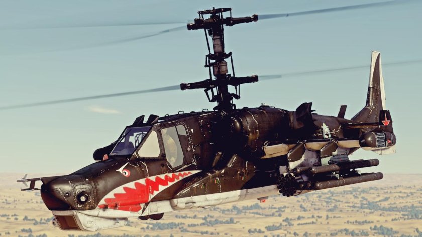 Вертолет ка-50 "черная акула"