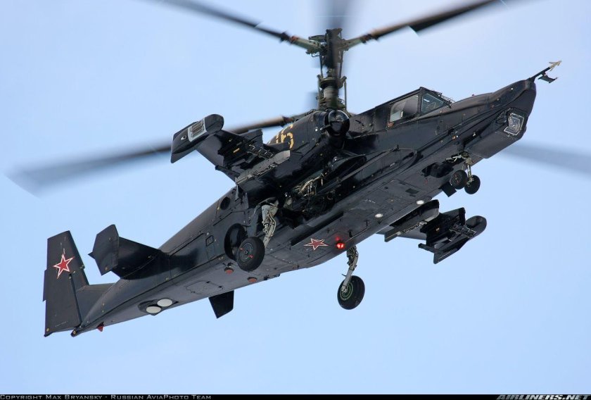 Вертолет ка-50 "черная акула"