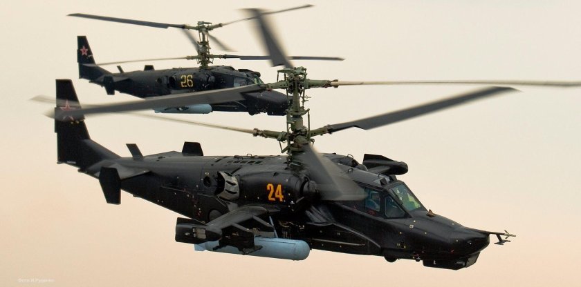 Вертолет ка-50 "черная акула"