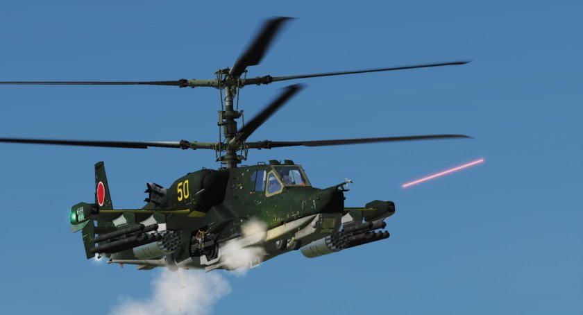 Черная акула вертолет к 52