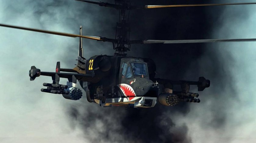 Вертолёт акула ка-52 Аллигатор ка-50