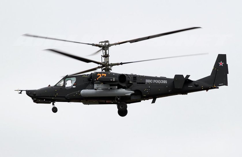 Вертолет ка-50 "черная акула"
