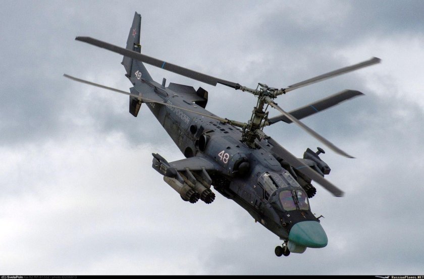 Черная акула вертолет к 52