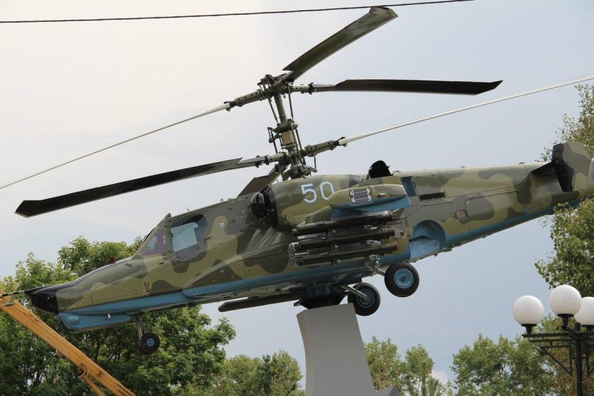 Вертолет ка-50 "черная акула"
