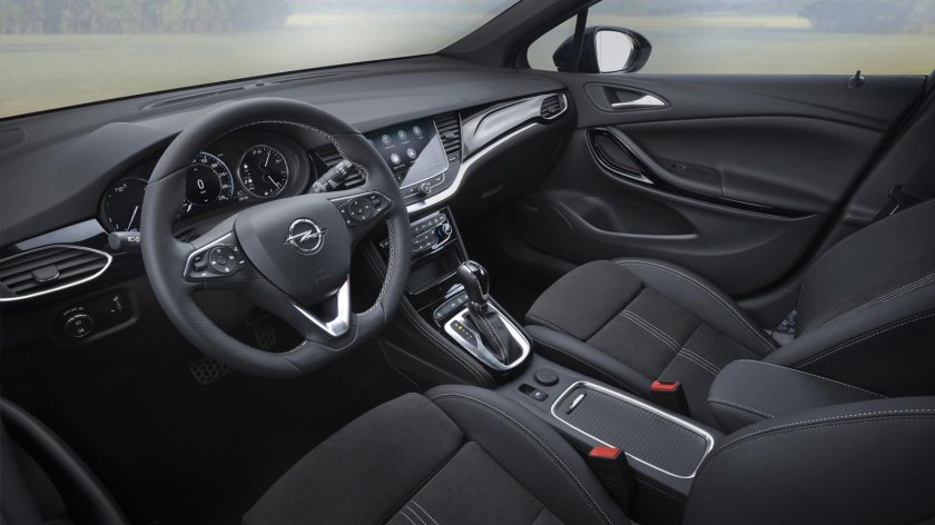 Opel astra 2017 салон