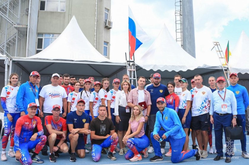 Катасева чемпионка мира по пожарно-спасательному спорту