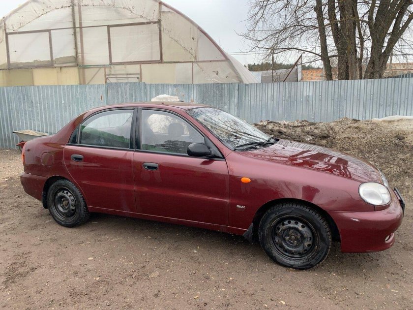 Шевроле ланос 2008 красный