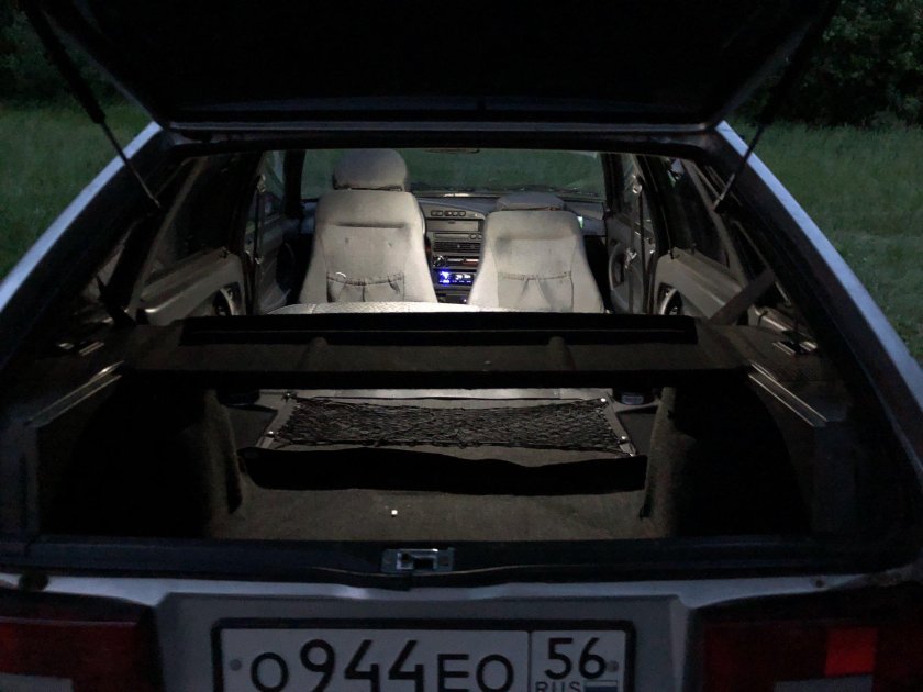 Ночевка в ВАЗ 2114