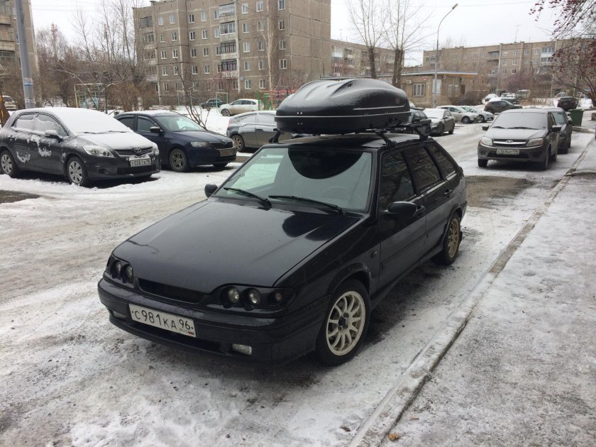 Багажный бокс на ВАЗ 2114