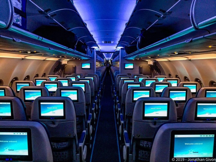 Airbus a321neo салон