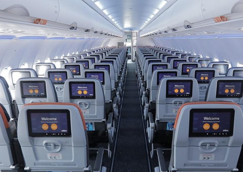 Airbus a321neo салон