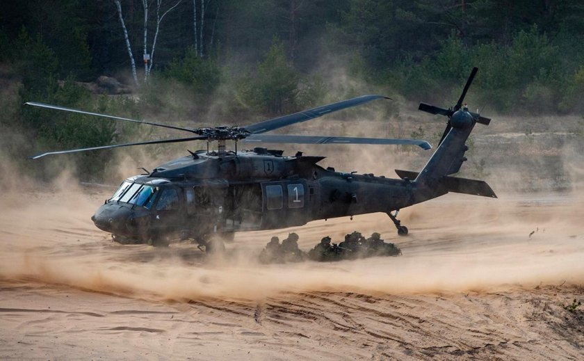 Крушение вертолета Блэк Хоук