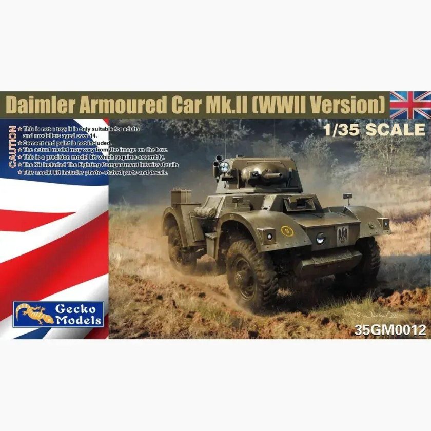 35gm0012 Daimler Armoured car MK.II ww2 Version