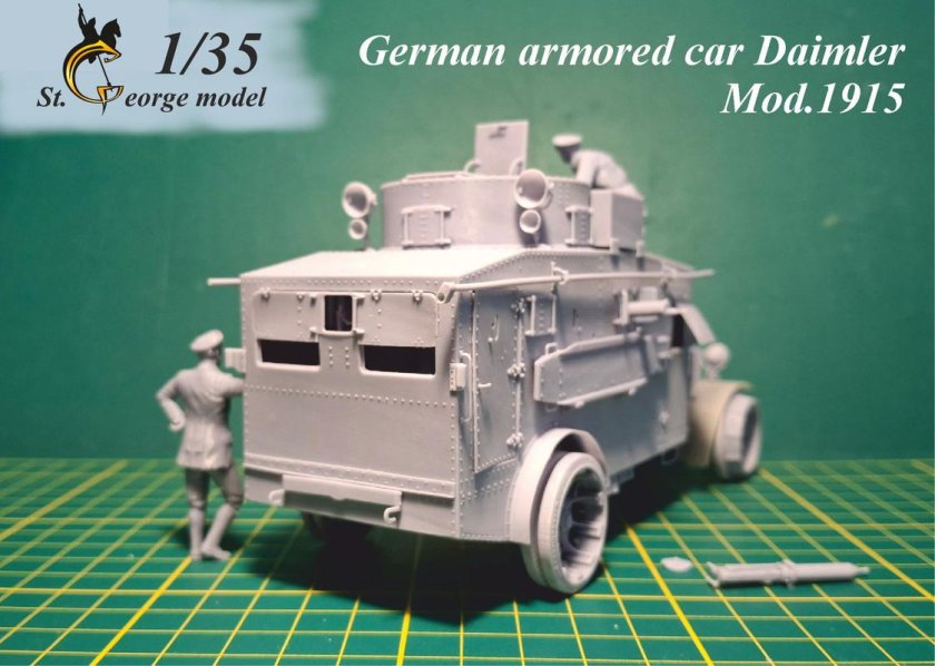 Сборная модель ehrhardt m.1917 armoured car
