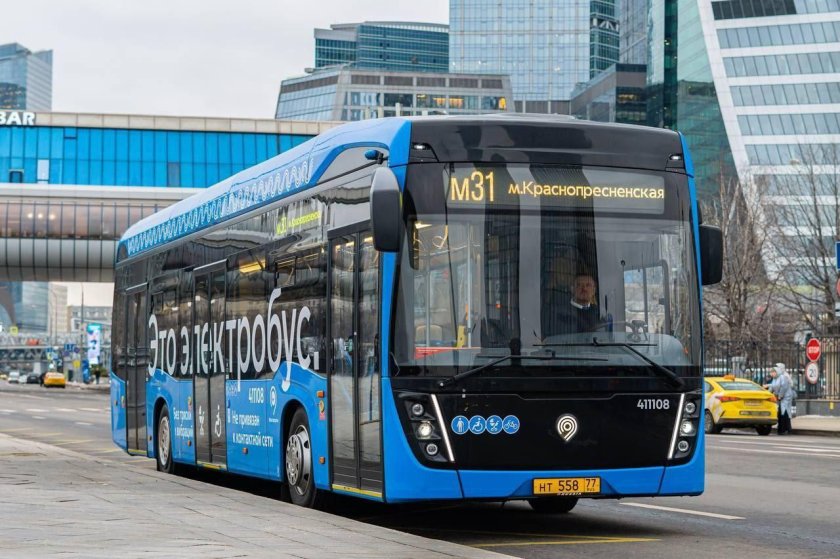 Электробус КАМАЗ Москва 2023