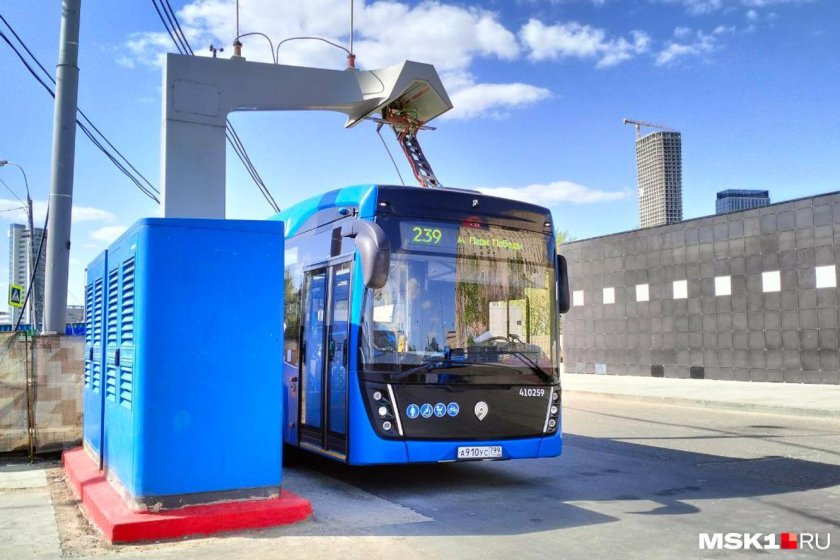 Электробус гармошка