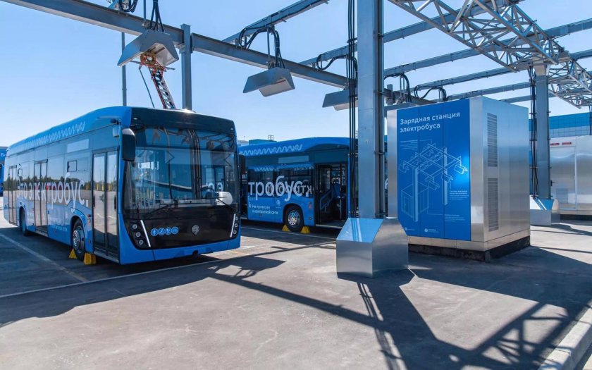 Электробусный парк красная Пахра