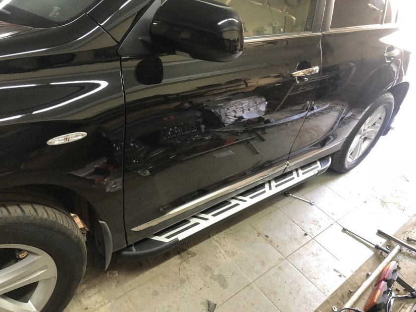 Пороги на Тойота хайлендер 2012