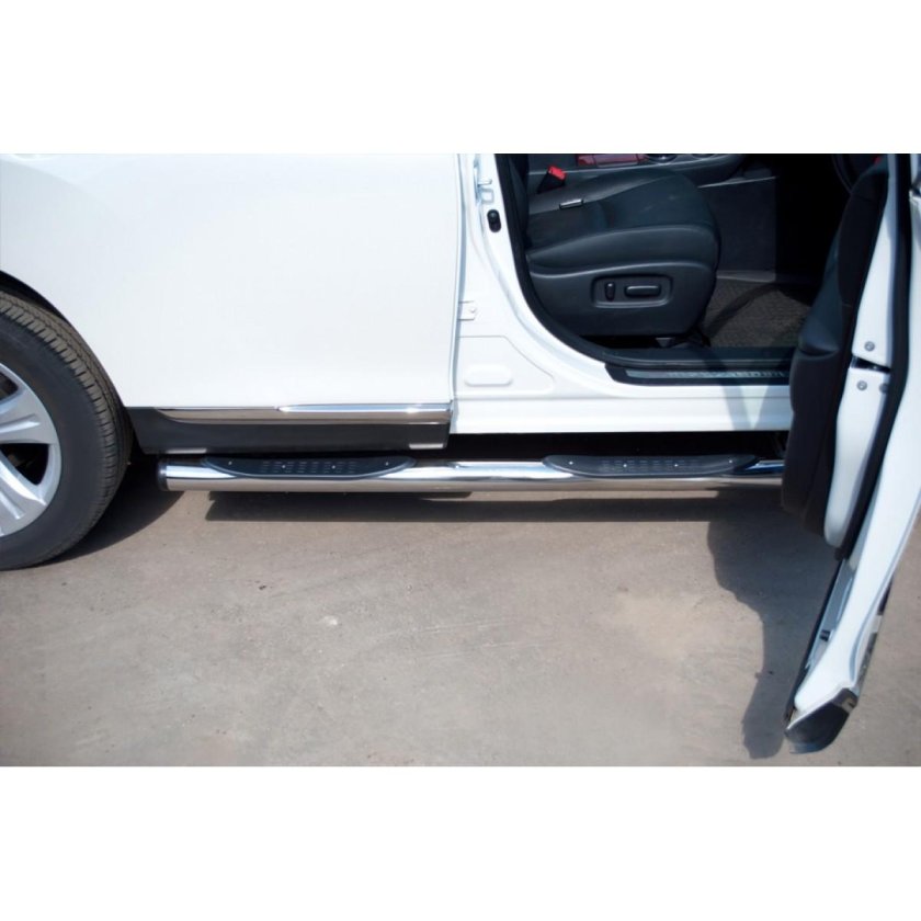 Пороги подножки на хайлендер 2001