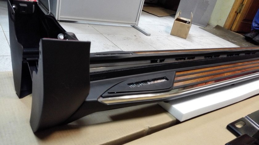 Подножки на Тойота хайлендер 2013