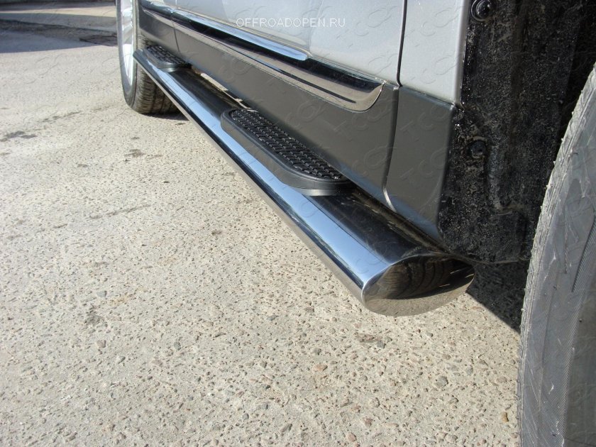 Пороги трубы Тойота хайлендер