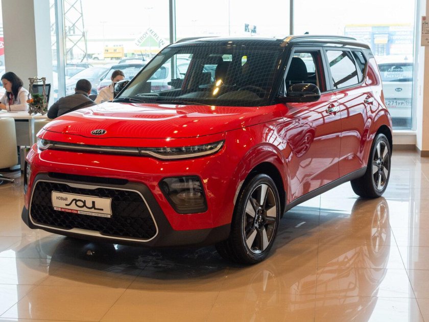 Киа соул 2021 красный