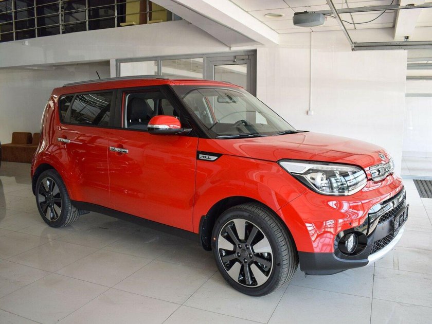 Киа соул 2021 красный