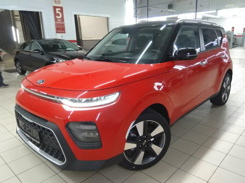 Киа соул 2021 красный