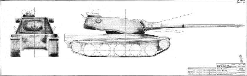 Чертежи танка AMX 50 B
