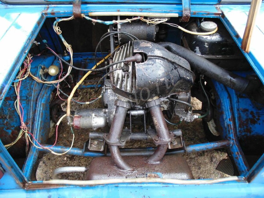 Двигатель мотоколяска СМЗ С-3д