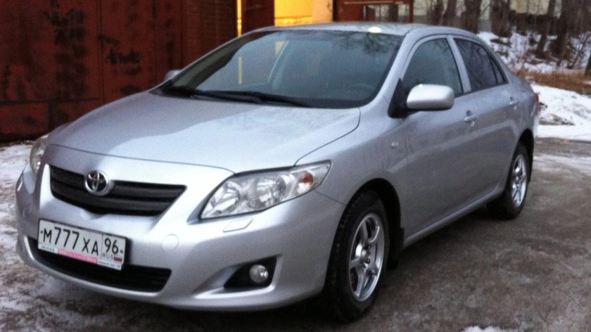 Тойота Королла 2007 серебристая