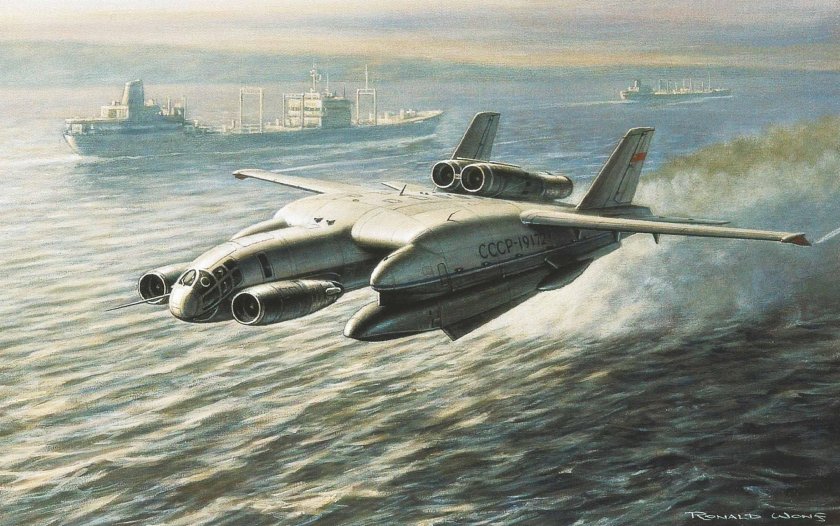 Экраноплан ВВА-14