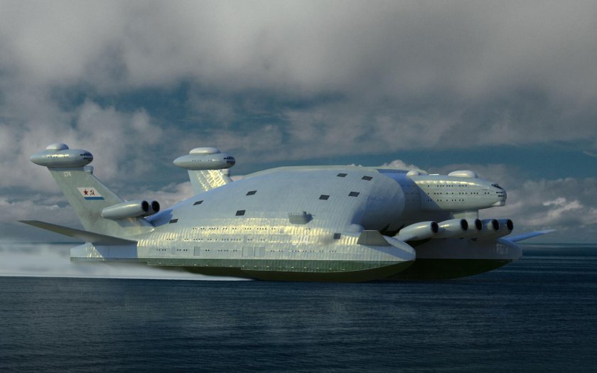 Ракетный корабль-экраноплан лунь