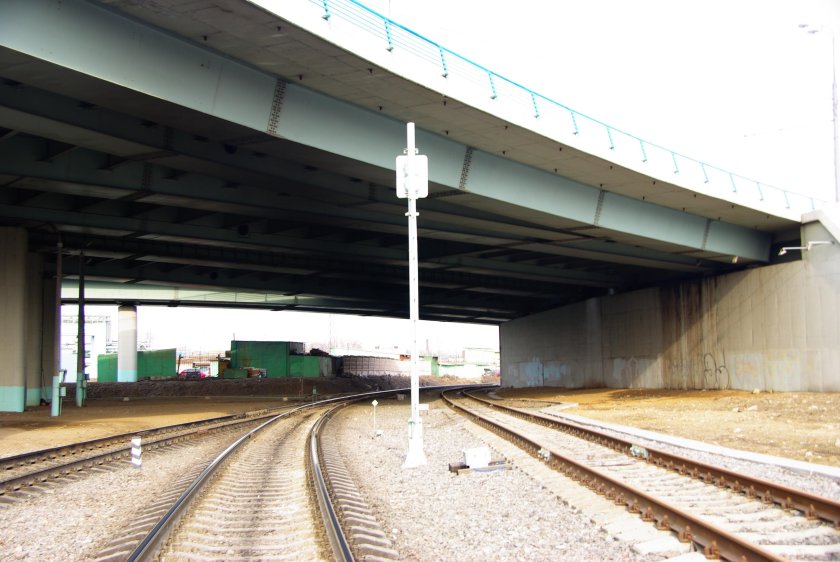 Bridge over railway line
