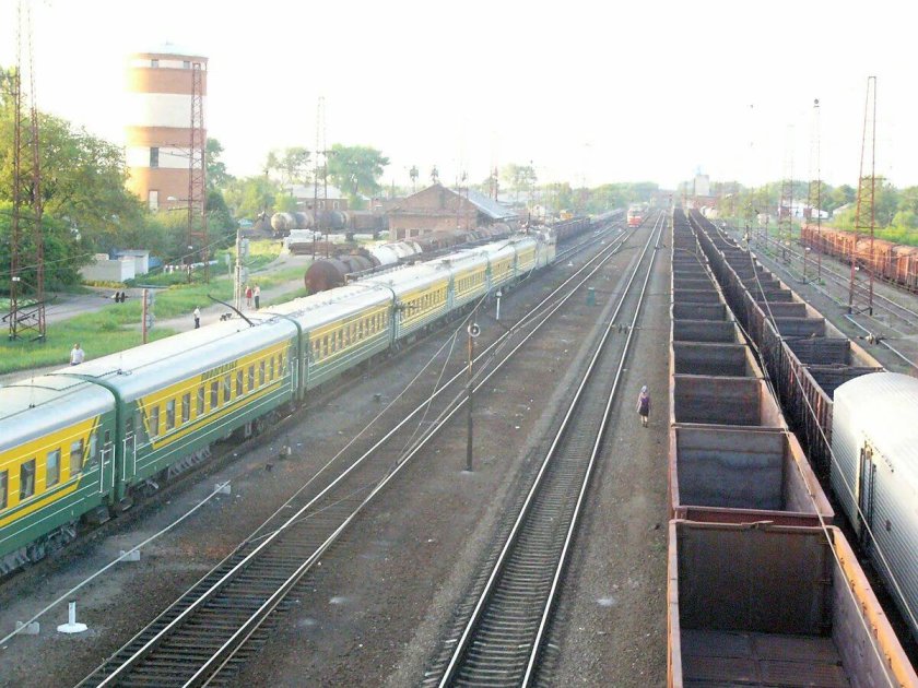 ЖД станция ржава