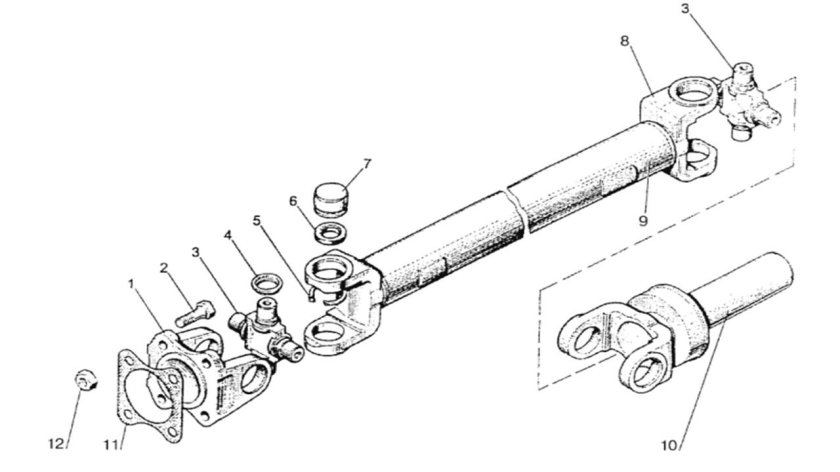 Фланец 72-2203023 карданного вала МТЗ