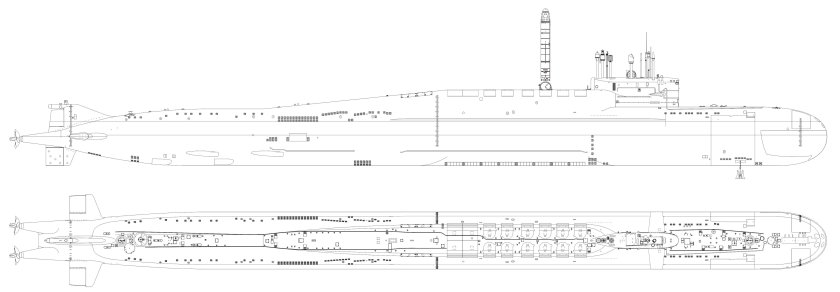 Подводная лодка 667 БДРМ чертежи