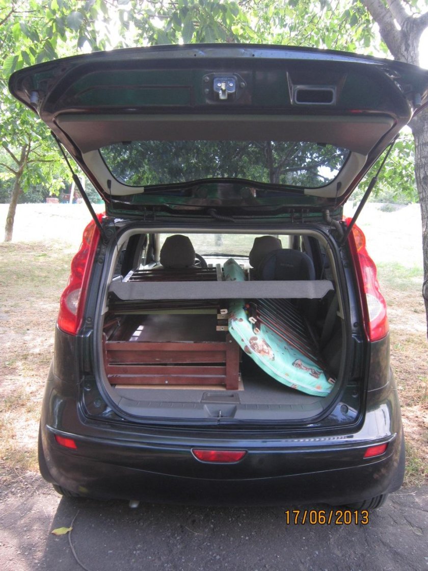 Nissan Note багажник