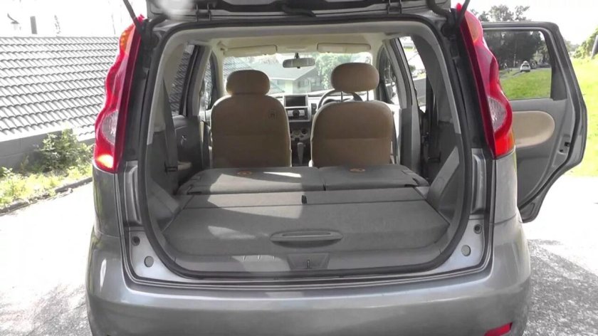 Nissan Note 2007 салон багажник
